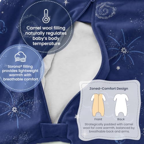 Image of kaiya baby Organic Cotton Sleep Sack with Feet,1.0 TOG Sleep Bag,3-4T