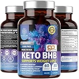 N1N Premium Keto Diet BHB Pills [6 Powerful Ingredients] Natural Ketogenic Fat Burner That Helps Boost Energy & Focus, Manage Cravings and Support Metabolism, 60 Caps