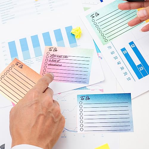 YeahBoom 450pcs Sticky Notes, 9 Colours, 50 Sheets of Each Colour, Cute Sticky Notes Posits - Image 4