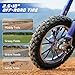 ZEAIMX 49cc Dirt Bike for Kids 8–14, Kids Motorcycle, 2-Stroke Gas Mini Dirt Bike with Dual Disc Brakes, Easy Pull Start, Off-Road Tires (Blue)