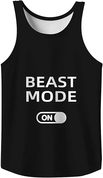 Men's 3D PrintT Tank Top, Graphic Sleeveless Shirts, Summer Tops, Quick Dry, Beach Sport T-Shirts