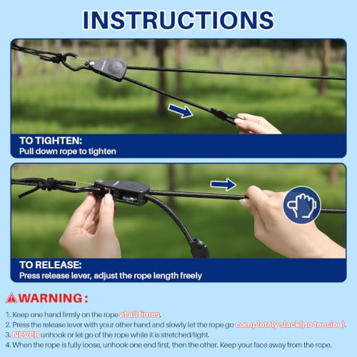 Retractable Portable Travel Clothesline Camping Laundry Line with 12 Clips - image 9