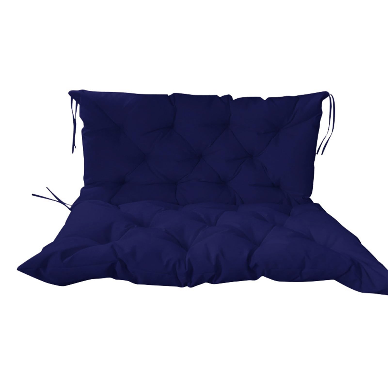 Cuscini Di Oscillazione All'aperto Con Schienale, 2 O 3 Persone Di Ricambio Della Panchina Impermeabile Cuscino, Seater Wicker Rattan Swing Seat Pads Per Giardino Esterno Interno,2,120*100*10cm