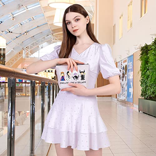 BDPWSS Evil Females Makeup Bag Chillin' Like a Villain Travel Pouch For Villain Gang Bad Girls Fans Gift Family Trip Gift (Like a villain)4