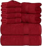 Utopia Towels – Utopia Towels 8-teiliges Premium-Handtuch-Set, 2 Badetücher,