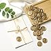 60 Pcs Wax Seal Stickers - Wedding Invitation Accessories Envelope Cards Seal Stickers Vintage Wax Sealing for Wedding Anniversary, Bridal Shower, Gift Wrapping, Christmas (3 Designs in 1 Pack) (Gold)