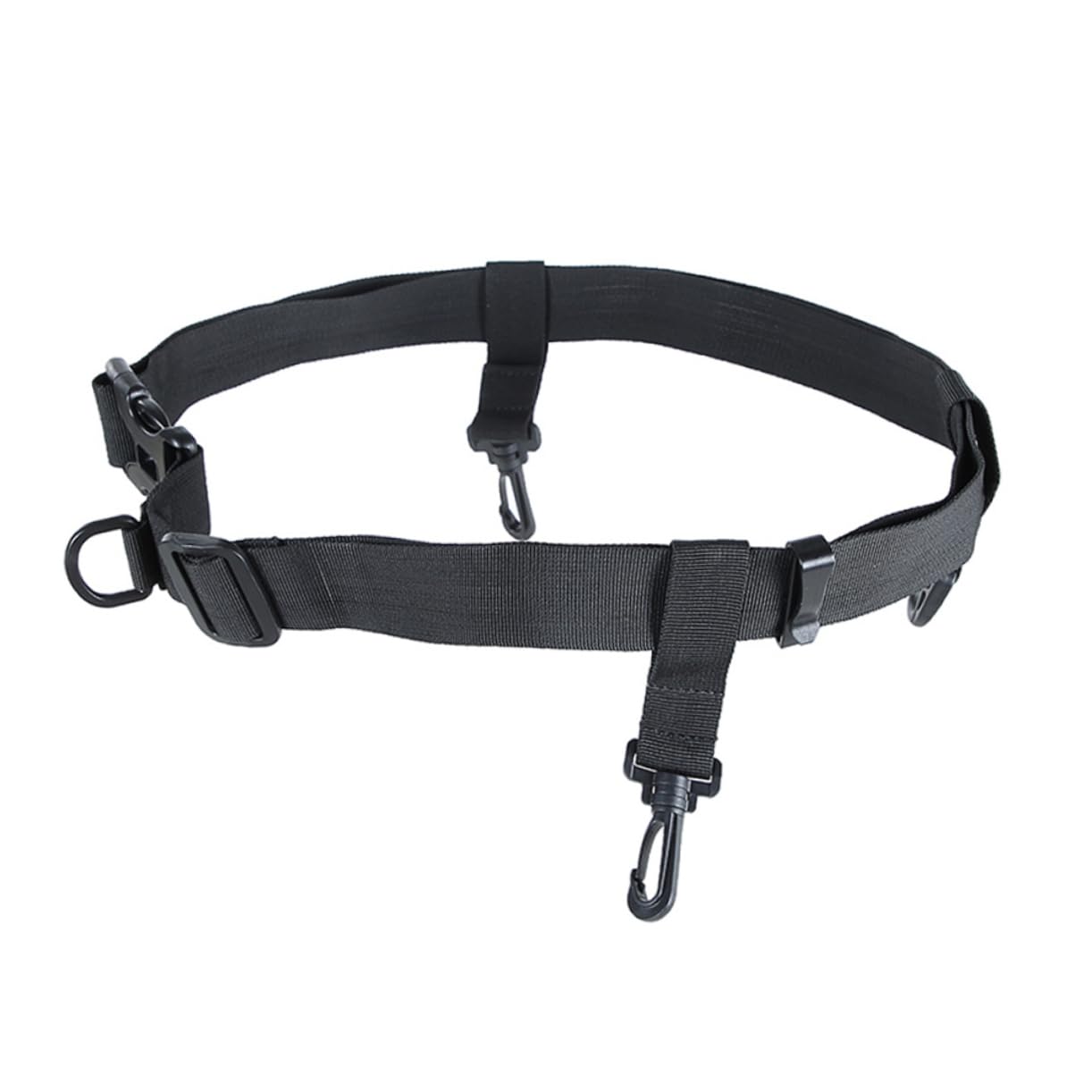 BRIGHTFUFU Adjustable Belt 2pcs Waist Belt for Fishing d Ring Hook Fly Fishing Surfing Gear Durable Nylon