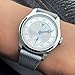 Grmontre New Pierre Paulin Jumping Hour Men Watch Automatic Seagull ST17 Mechanical Watch Steel Watch Vintage Date Window 38mm (Silver)