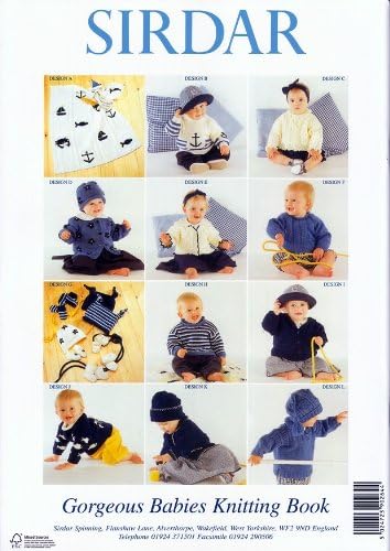 Sirdar Knitting Pattern Book - Gorgeous Babies Knitting Book