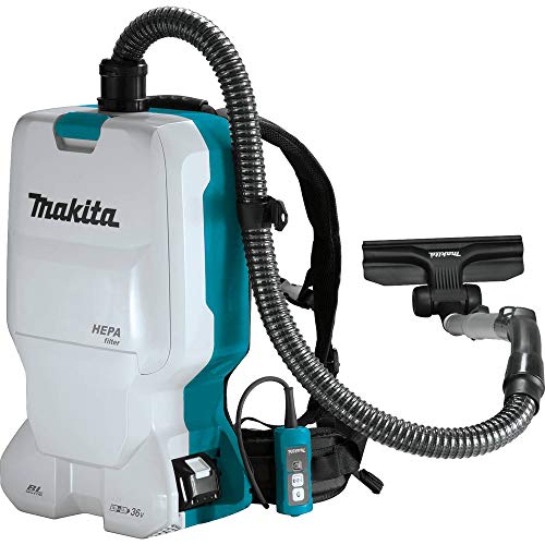 Image of Makita XCV17PG 18V X2 LXT Lithium-Ion (36V) Brushless Cordless 1.6 Gallon HEPA Filter Backpack Dry Vacuum (6.0Ah)