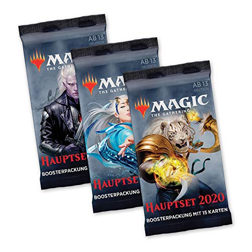 Preisvergleich Produktbild Magic The Gathering - Hauptset M20 - 3X Booster Packung - deutsch