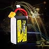 Tattu R-Line 14.8V 1550mAh 4S 120C Lipo Battery with XT60 Plug for FPV Racing Drones