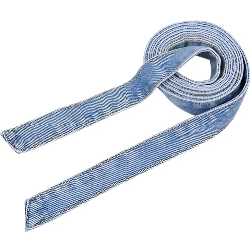 Women Denim Waist Belt Self Tie Waist Band Jean Waist Rope for Pants Dress Jacket