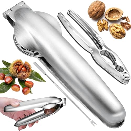 STFYUG Taglia Castagne a Croce, Apri Castagne, Incidi Castagne, Schiaccia Castagne, Taglia Castagne Professionale, Pinza per Castagne, Schiaccianoci per Castagne, Nocciole, Noci ed Altri((B)