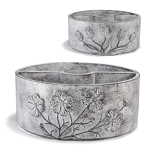 MCCKLE Patio Umbrella Planters Set