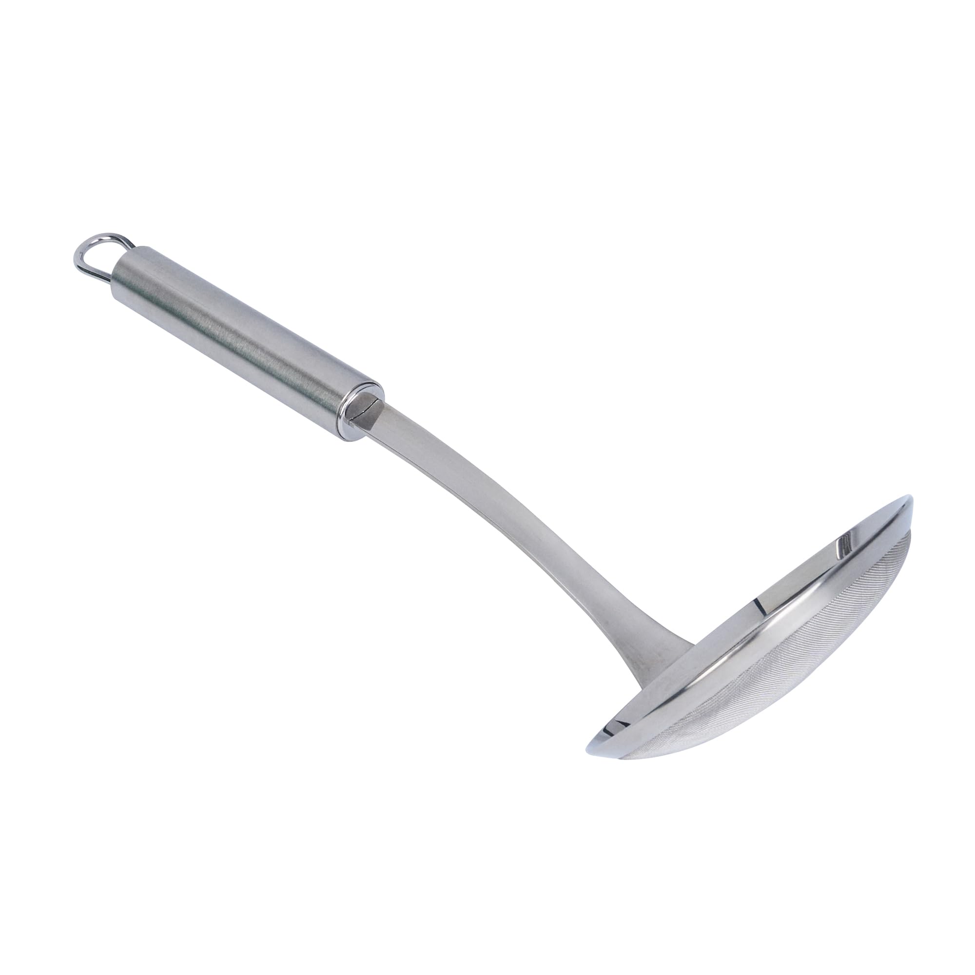 Restaurantware - Tamiz de malla estándar alemán de 3.9 pulgadas, 1 colador de malla fina con asa, tamiz ultra duradero, apto para lavavajillas, colador de alimentos de acero inoxidable, para arroz,