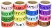 960 Count Home Moving Labels Everyday Essentials, 16 Rolls, 60 Labels Per Living Space, 16 Different Colors, 960 Total Labels, 1" Height X 4.5" Width, Color Coding Labels