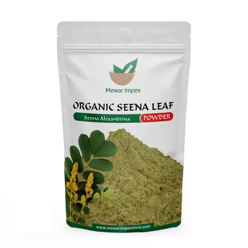 Mewar Impex 100% Organic Senna Leaves | Sonamukhi Powder 250g | Senna Alexandrina | Cassia Angustifolia | Sanay Patti
