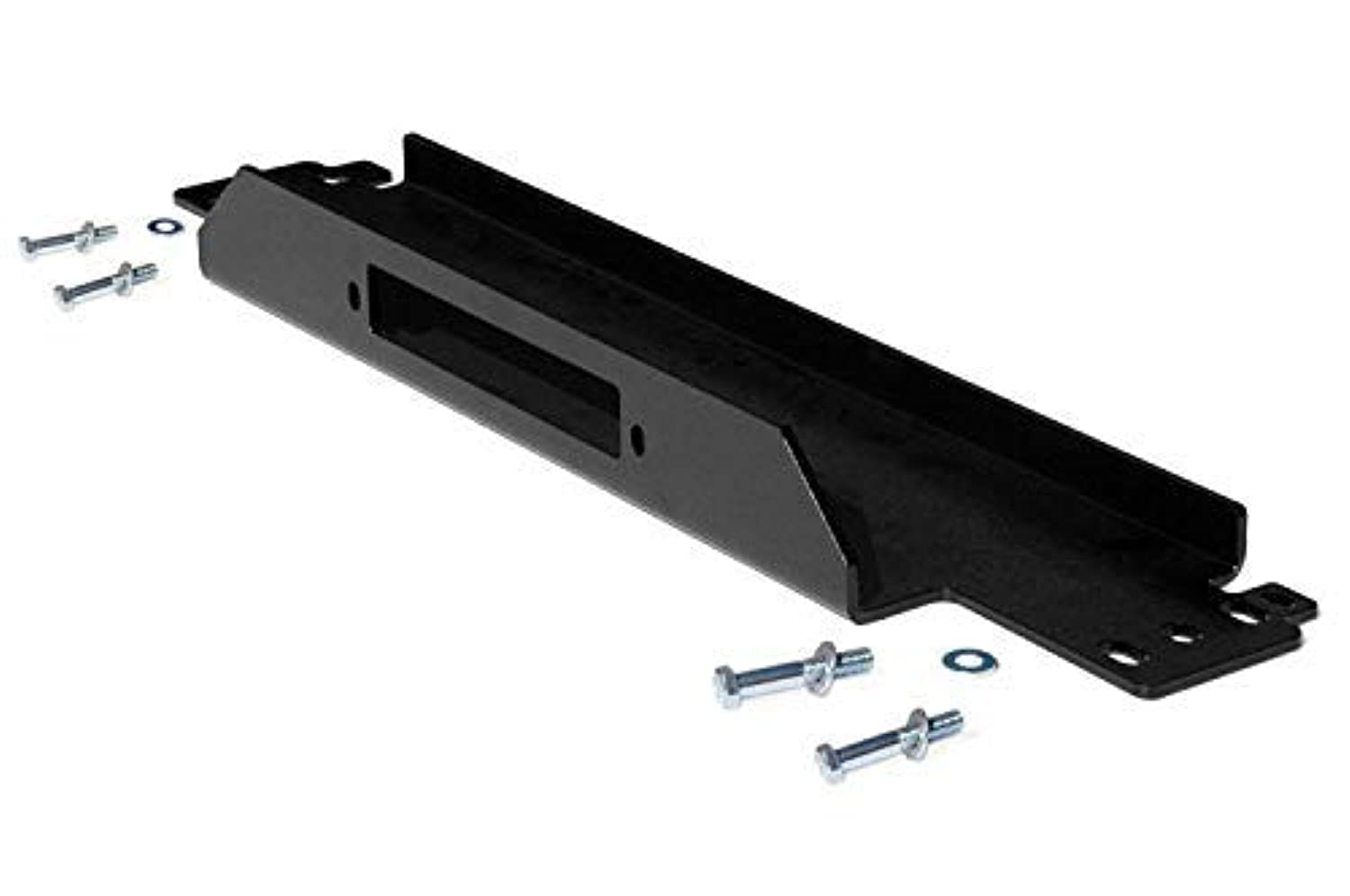 Rough Country Plaque de Montage de treuil pour Jeep Wrangler TJ/YJ 1189 1987-2006, Avant, Noir