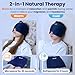 DOCXEN Migraine Relief Cap - 360° Cooling Headache Relief Cap ✮Lifetime Warranty✮ Soothing Migraine Mask, Ice Pack Head Wrap + Guide + Premium Case - Cold Headache Cap for Tension, Stress & Hangover