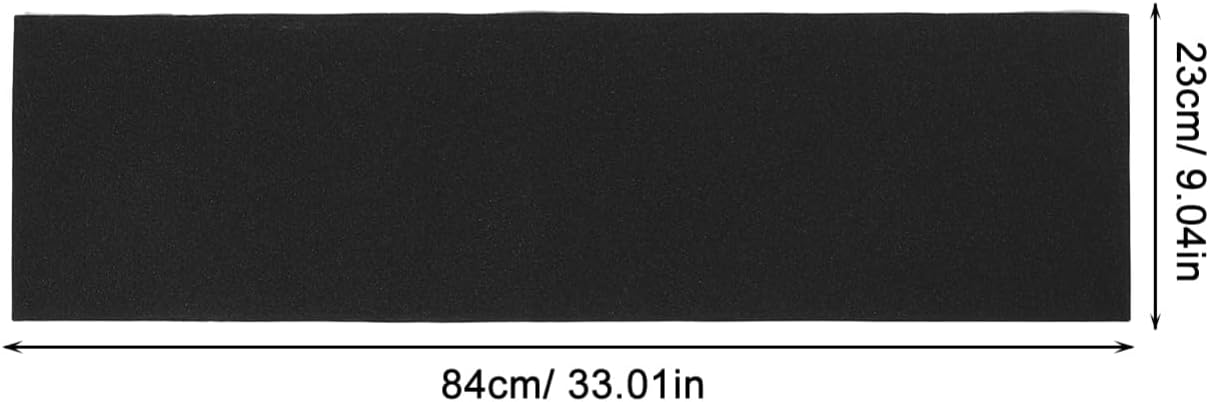 Sandpaper,Skateboard Sandpaper Sand Paper Tape Stickers Skateboard Accessories Anti-Skid Skateboard Decor Cuttable Skateboard Decor Anti Slip Decking Strips Black 80ab Sandpaper
