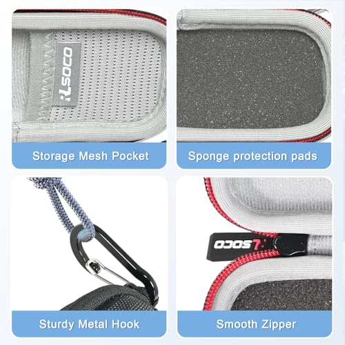 RLSOCO Tasche für OM System LS-P5/LS-P4 Hi-Res Audiorekorder & für Olympus OM System WS-883/WS-882/VN-541 PC/DM-720/DM-750BLK/VN-551PC BLK digitaler Voice Rekorder