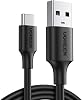 Ugreen USB-A & USB-C Charging and Data Cable, 2 Meters, Black