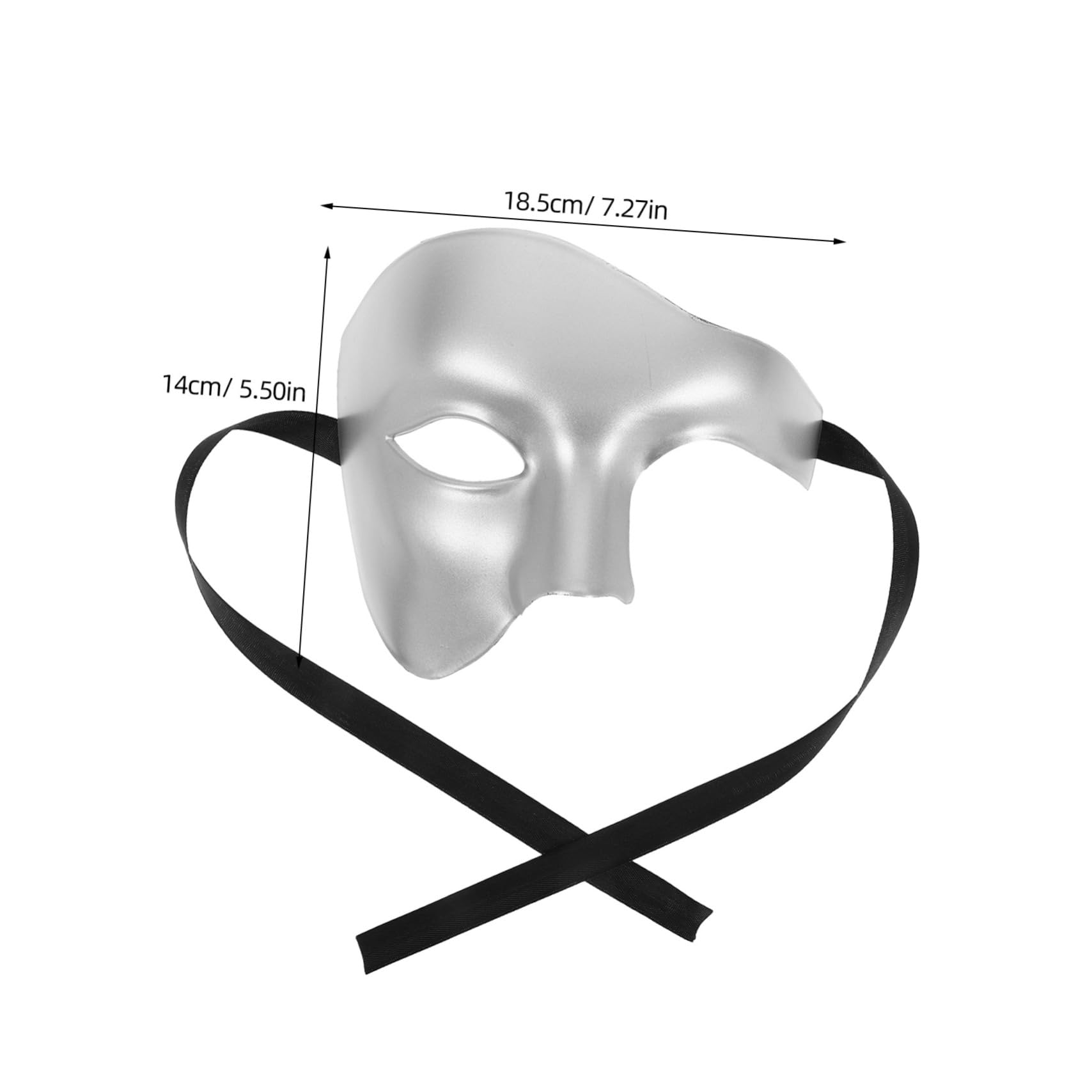 Homoyoyo Carnival Half Face Mask for Men Elegant Masquerade Prop for Themed Events Comfortable Wear for Cosplay Halloween and Carnival Celebrations Versatile Accessory for Parties