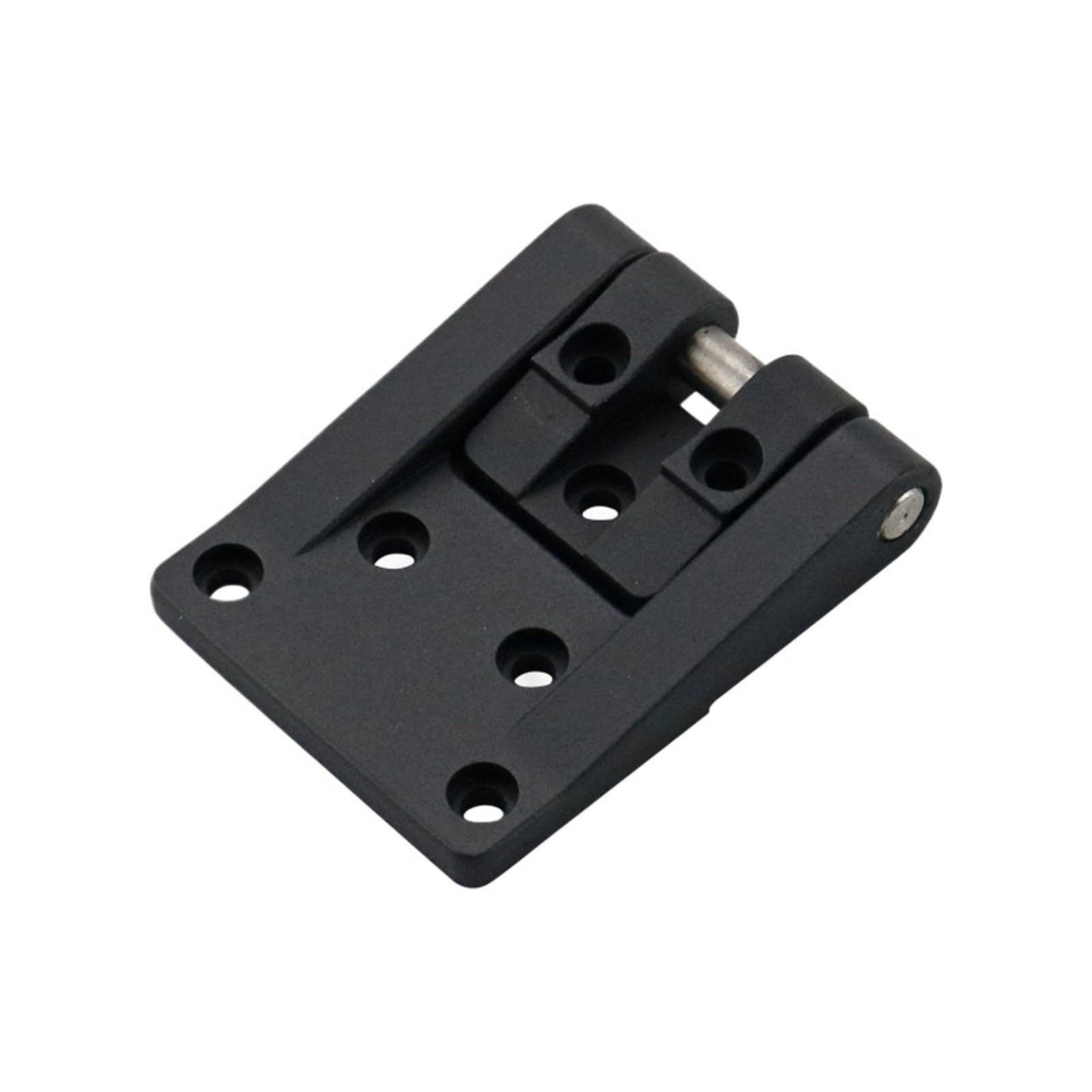Hardware for cerniera rotante for porta dell'armadio, attrezzatura for l'automazione elettrica industriale, scatola di distribuzione con cerniera nera in lega di zinco da 2 pezzi