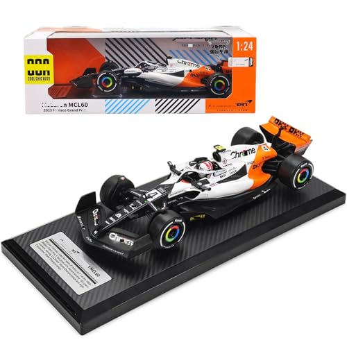 Modelo de coche F1 MCL60 1:24 para colección 2023 miniatura 1