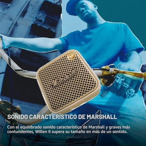 Marshall Willen II Bocina Portátil Bluetooth Blanco impermeable con batería de larga duración 2