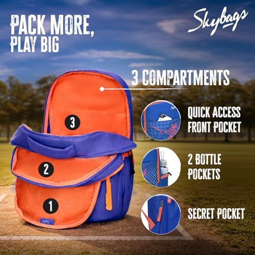 Image of Skybags Klan Plus 37L Casual Backpack for Boys & Girls with 3 Compartments & Adjustable Shoulder Strap | Quick Access Front Pocket | Pencil Pouch | Perfect for School & Travel- Unisex
