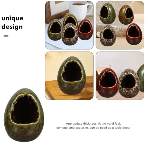 Contenedores de cerámica para hielo seco, vasos decorativos para platos de sushi y restaurantes 4