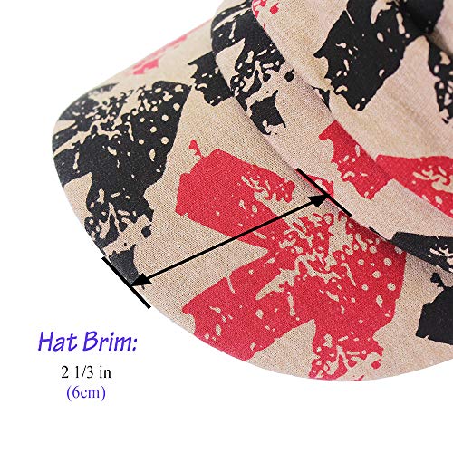 SINLOOG Novel Dad Hat, Pleated Drawstring Knitted Trucker Cap Unisex Lovers Outdoor Baseball Cap - Image 4