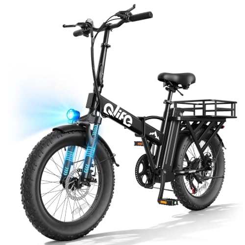 Qlife Hunter 1200W Folding Electric Bike 48V 13.5Ah