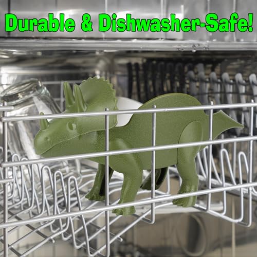 Funwares Original Tricerataco - The Ultimate Dinosaur Taco Holder, Fun and Practical White Elephant Gift, Hold 2 Tacos - Thumbnail 6