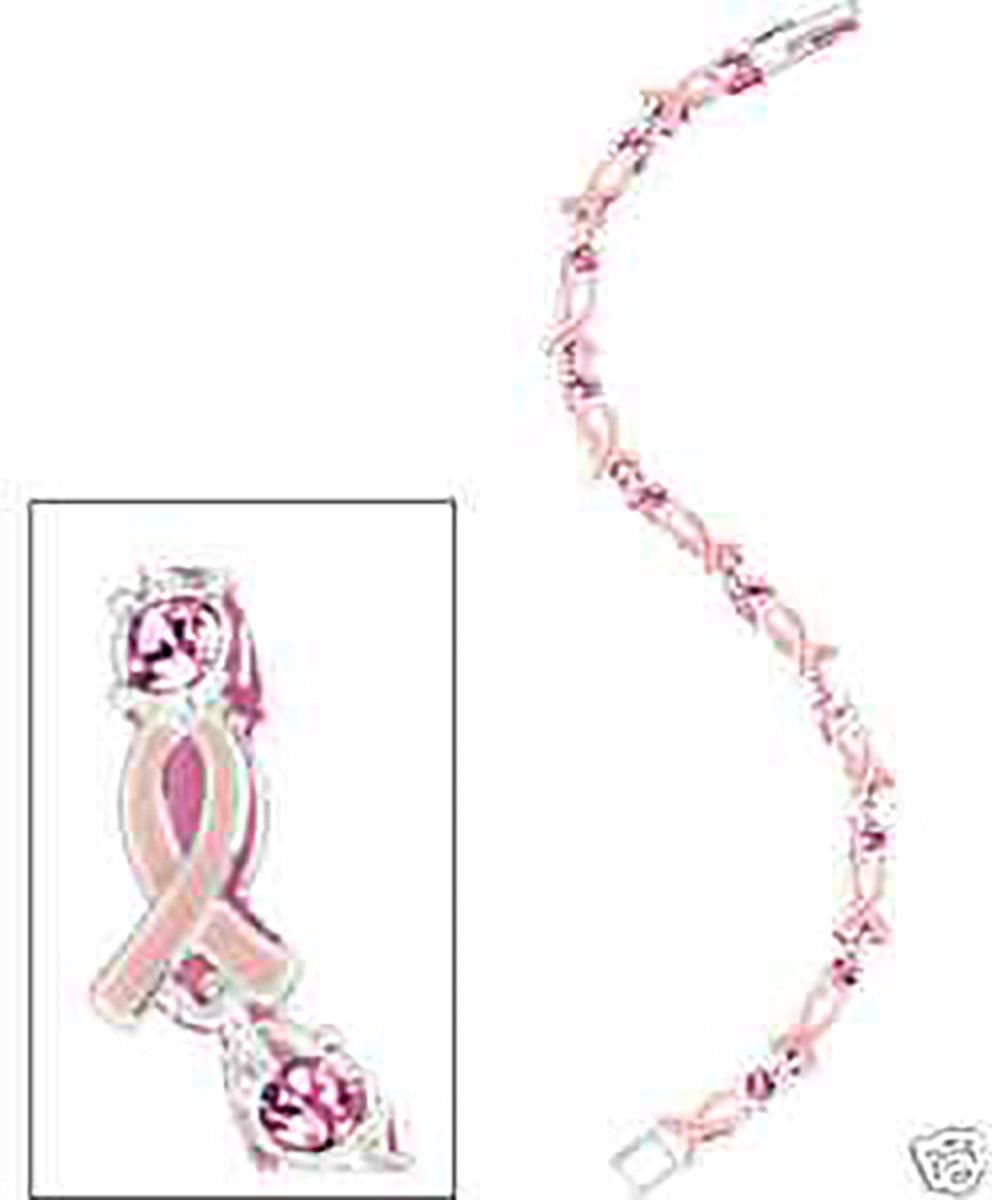 Breast Cancer Awareness Pink Bracelet