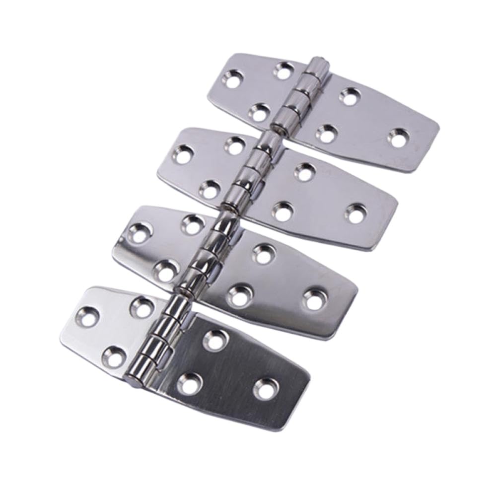 Zenithride Onecolor 4 Pieces Marine Stainless Steel Hinges Thickened Closet Door Hinge Compatible With Marine Boat Cabin
