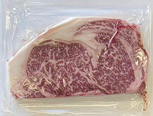 Japanese Kagoshima Wagyu Beef A5 (Kamichiku) Striploin 1lb Steak Cut