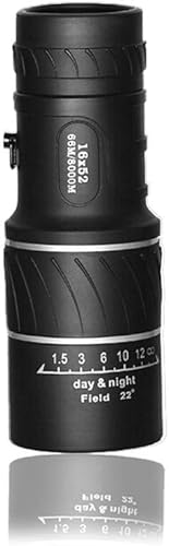 Wyxy Telescopio monocular, 16 x 52 pulgadas, alta potencia, monocular HD, adecuado para adultos y niños, para observar aves, al aire libre, ver