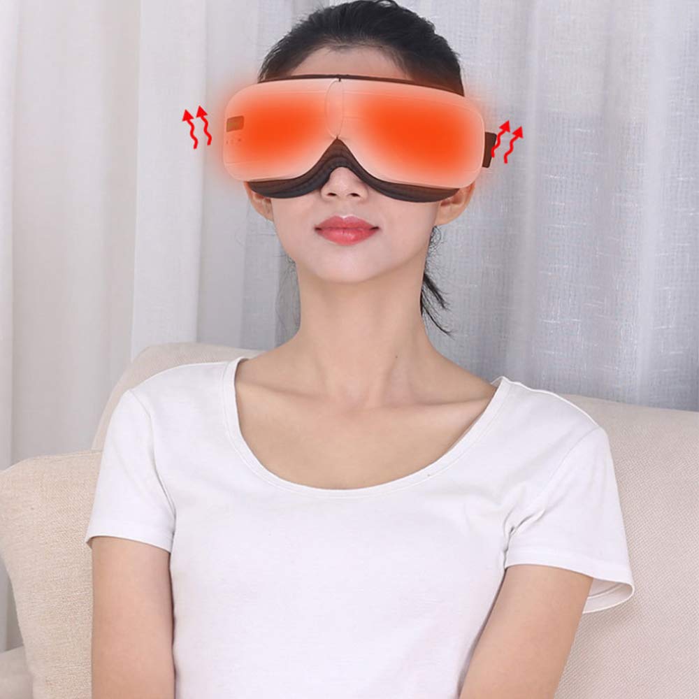 Augemassager Faltbare Nachladbare Augen Massage Mit Wärme Kompressions & Luftdruck & Musik Verbesserung Der Blut Circulatio