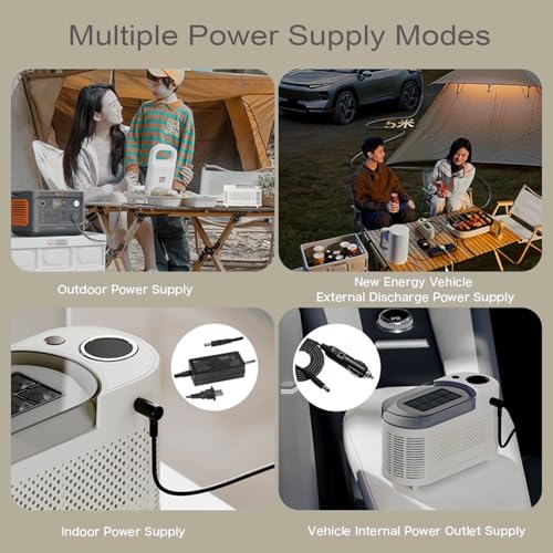 Máquina eléctrica portátil para hacer hielo - 8,5 x 3,7 x 5 pulgadas, para uso doméstico y automotriz, con barra auxiliar para extracción fácil del hielo, ideal para viajes, cocinas en RV, color blanco miniatura 5