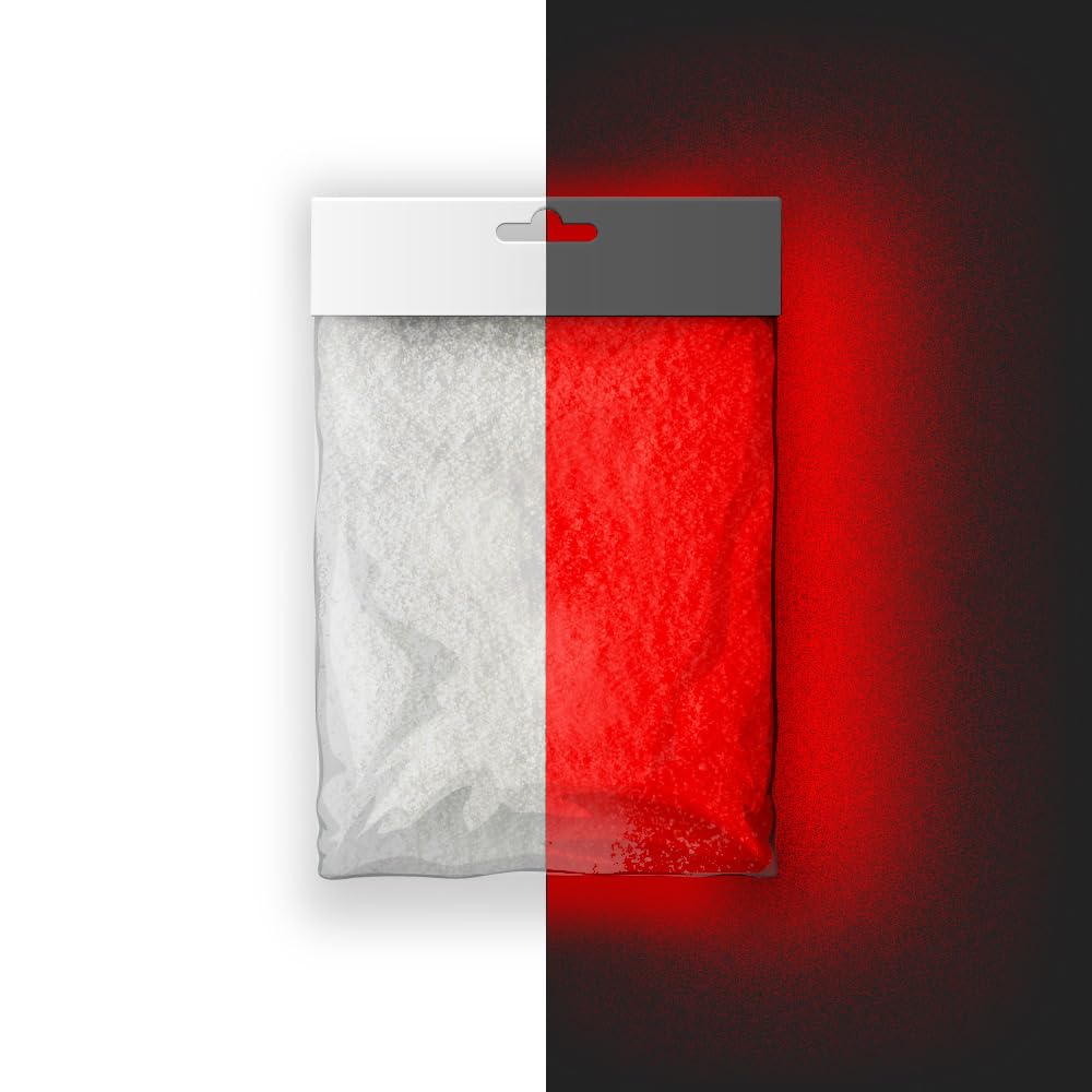 Neon Glow in Dark Radium Powder for Artistic Purposes/Arts and Crafts/Body Paint/Resin/Clothes/Car/Play/Jewelery/Decorative Items/Fishing Lures (Red_5g)-image-46
