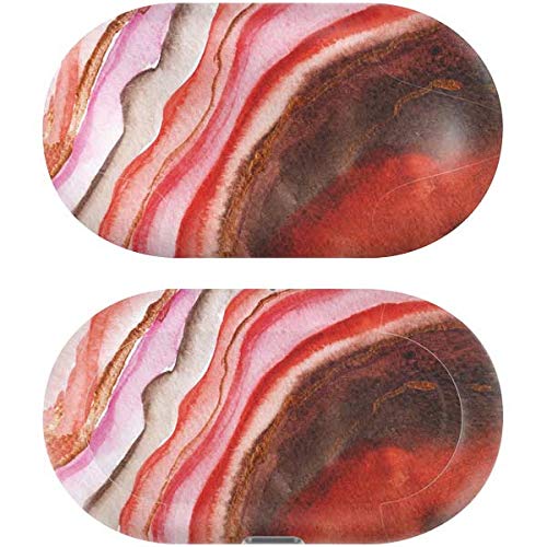 Skinit Decal Audio Skin Compatible with Samsung Galaxy Buds+ - Officially Licensed Skinit Originally Designed Orange Watercolor Geode Design