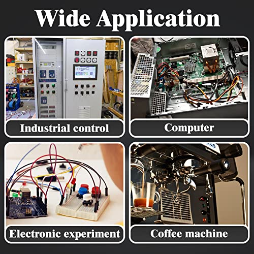 Bokwin 20 Pcs Micro Push Button Switch,1A 250Vac Mini Momentary Switch Spst Normal Open Push Button Switch (Black+Red Cap) #TOP6