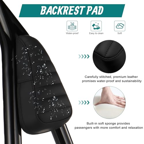 MoKitDora 26" Softail Sissy Bar Detachable Holdfast Backrest for Harley 2018-UP Heritage FLHC Street Bob FXBB Slim FLSL Deluxe FLDE Standard FXST, Black by MoKitDora - Image 5