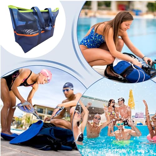 Bolsa de playa grande e impermeable con asas resistentes y diseño espacioso 6