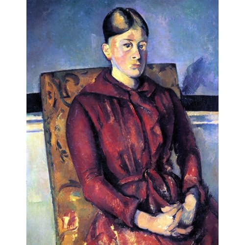 Impression giclée Cezanne Portrait de Mme Cézanne reproduction toile