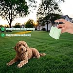 Cute Collapsible Silicone Dog Bowl with Carabiner - Portable Travel Pet Food & Water Dish for Walking, Hiking, Camping - Folds to Key Size, 350ml (Mint Green) - Image 2