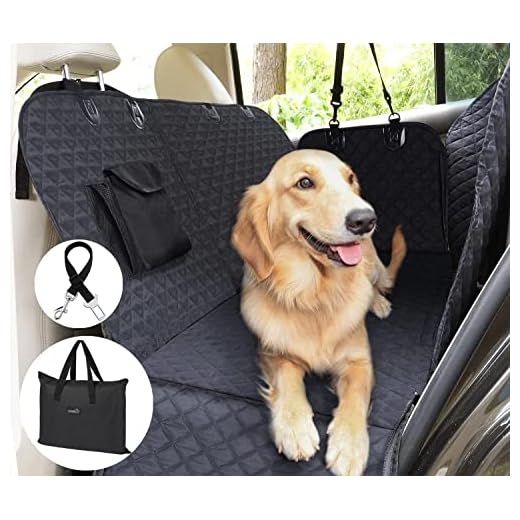 Pecute Funda de Asiento para Perros, Protector Asiento Coche Perro, Gruesa y Duradera para SUV, Camión, Transportar y Viaje